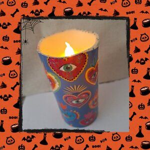 Set 2 candle decorative led